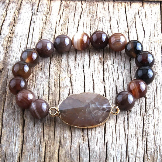 ~ Botswana Agate Bracelet ~