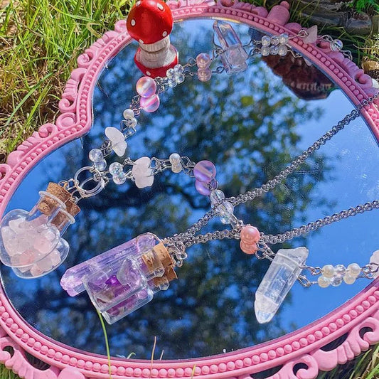 ~ Fairy Wish Bottle Necklace ~