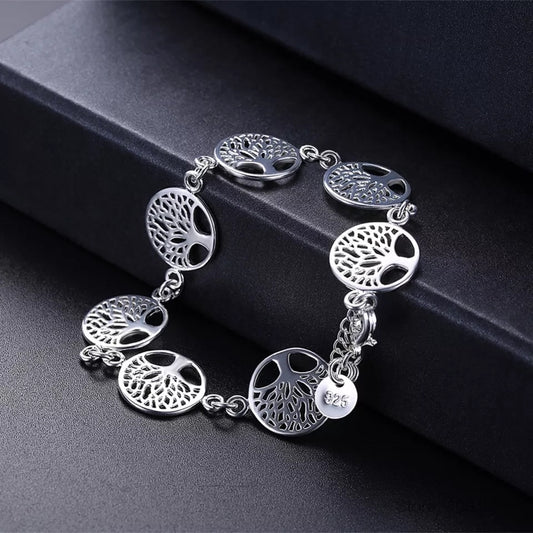 ~ Silver Tree Of Life Bracelet ~