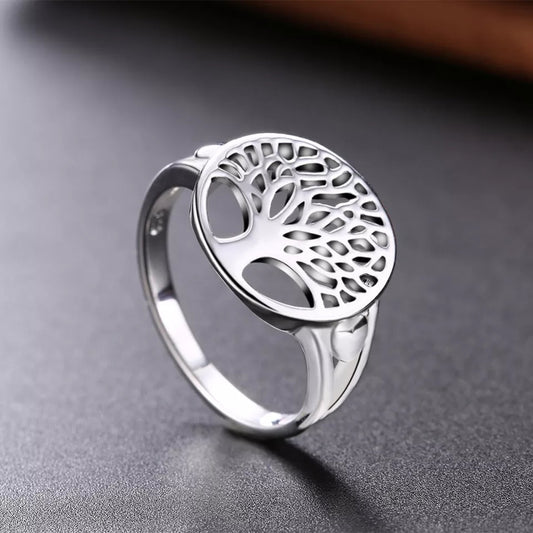 ~ Silver Tree Of Life Ring ~
