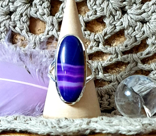 ~ Botswana Agate Ring ~