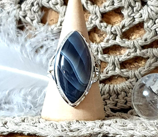 ~ Botswana Agate Ring ~