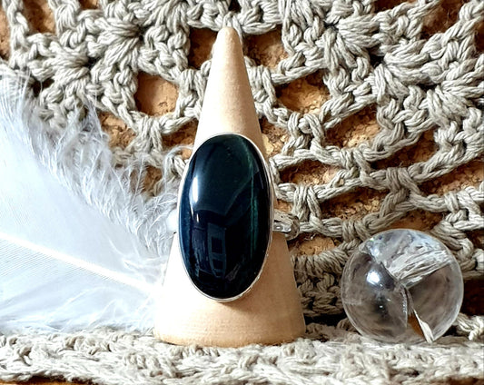 ~ Blue Tiger's Eye Ring ~