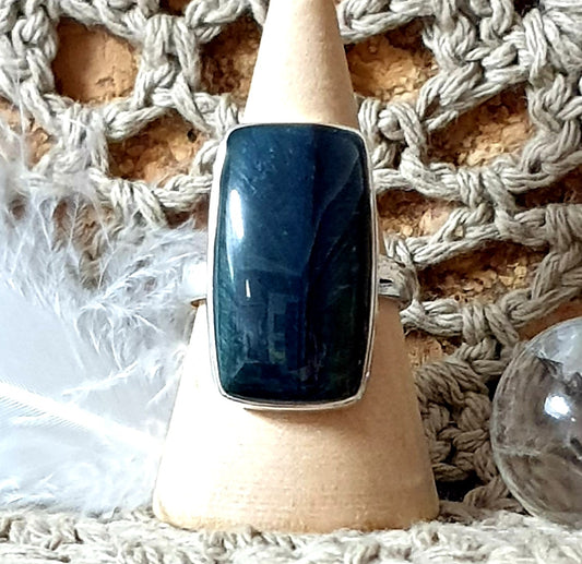 ~ Blue Tiger's Eye Ring ~