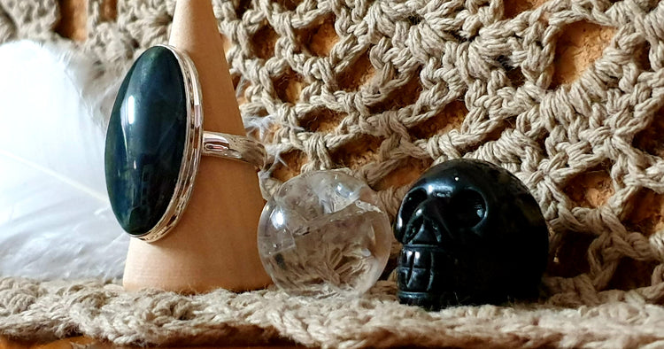 ~ Blue Tiger's Eye Ring ~