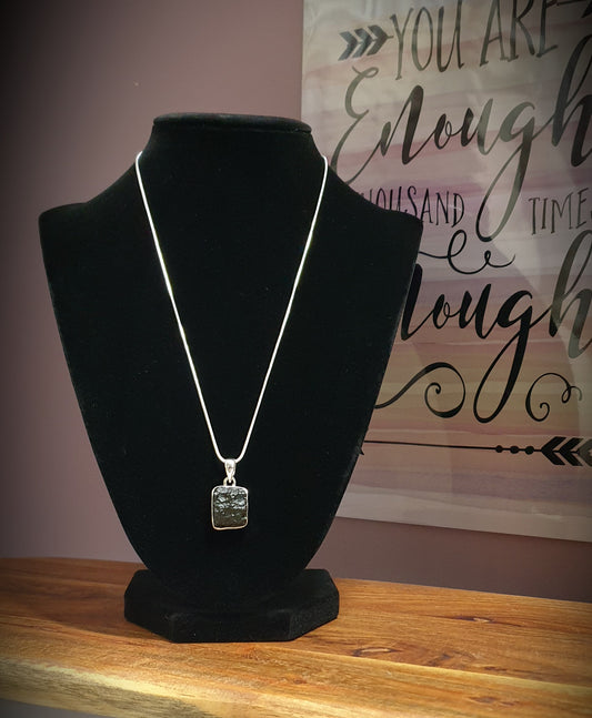 ~ Moldavite Pendant ~