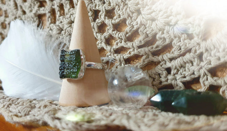 ~ Moldavite Ring ~