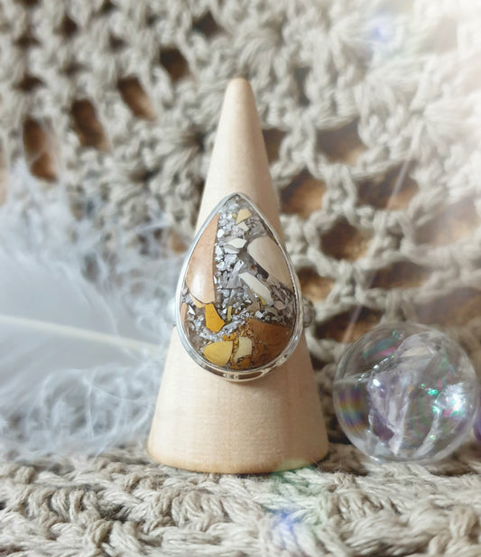 ~ Brecciated Mookaite Ring ~