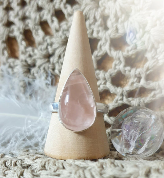 ~ Rose Quartz Ring ~