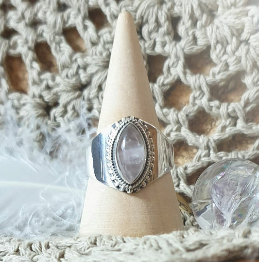 ~ Rose Quartz Ring ~