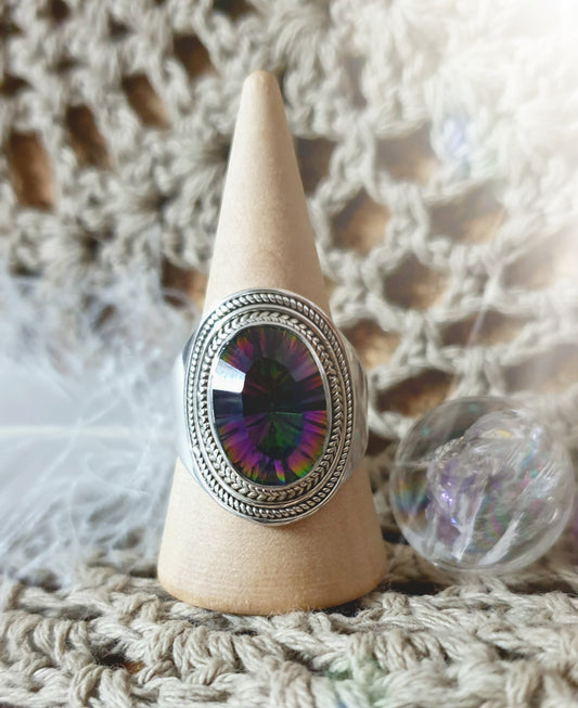 ~ Mystic Topaz Ring ~