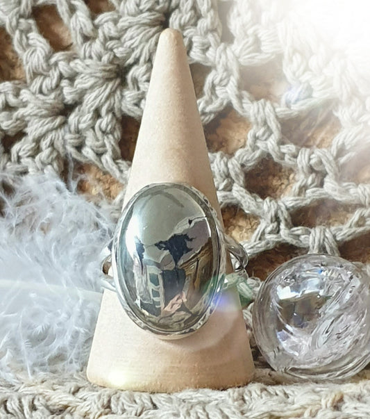 ~  Pyrite In Magnetite Ring ~