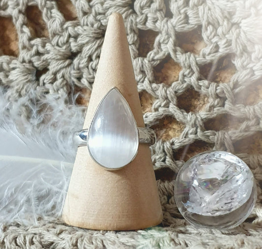 ~ Selenite Ring ~