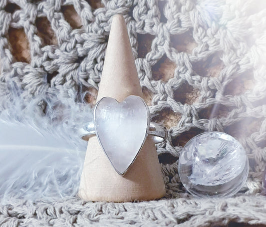 ~ Selenite Ring ~