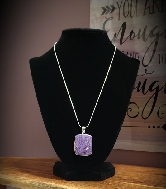 ~ Charoite Pendant ~