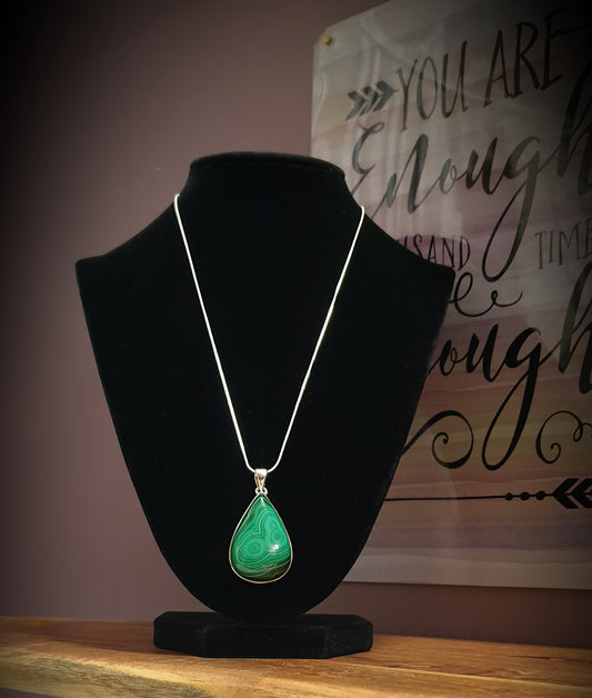 ~ Malachite Pendant ~