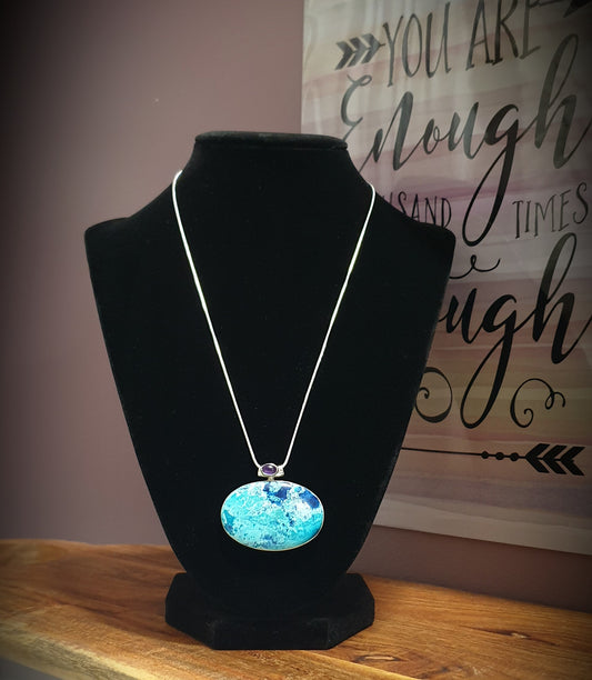 ~ Shattuckite Pendant ~