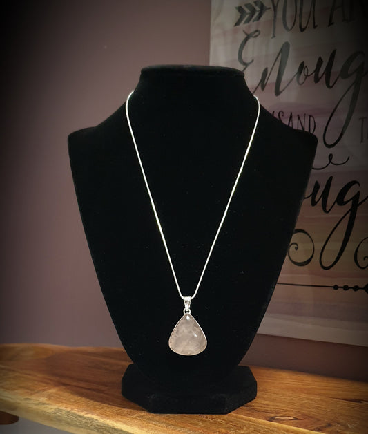 ~ Rose Quartz Pendant ~