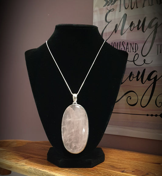 ~ Rose Quartz Pendant ~