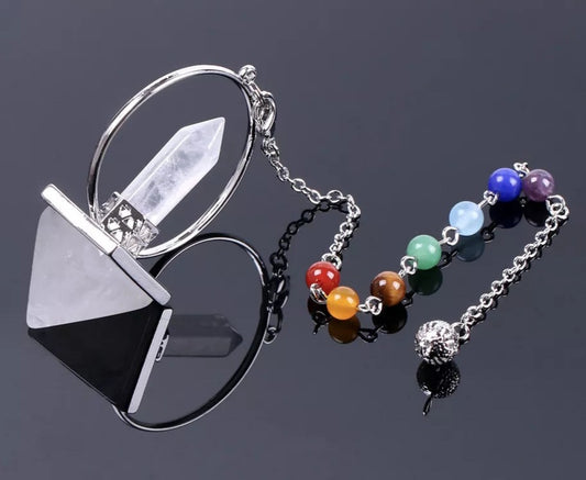 ~ Clear Quartz Pendulum ~