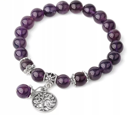~ Amethyst Tree Of Life Bracelet ~