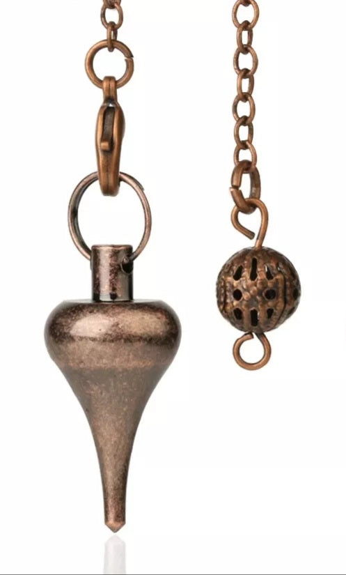 ~ Antique Copper Pendulum ~