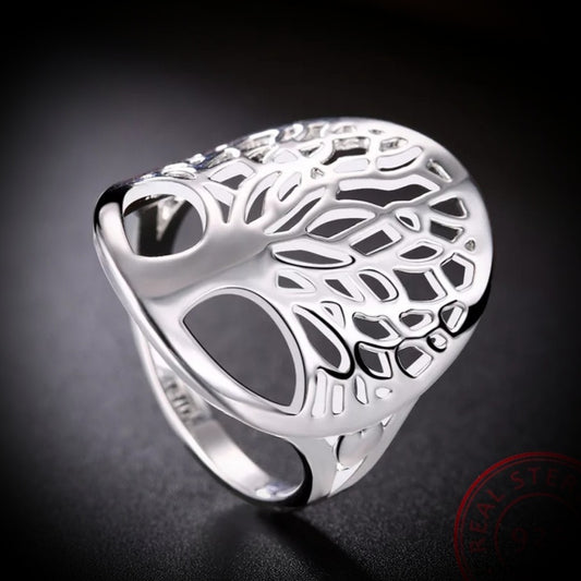 ~ Silver Tree Of Life Ring ~