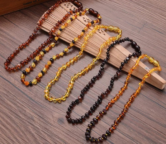 ~ Baltic Amber Baby & Toddler Teething Necklace ~