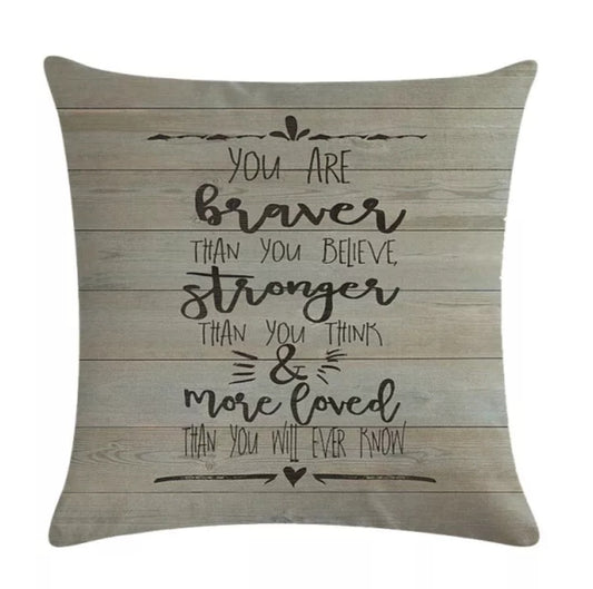 ~ Inspiration Throw Cushion Cover ~