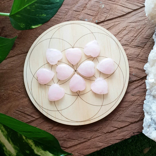 Rose Quartz Mini Heart