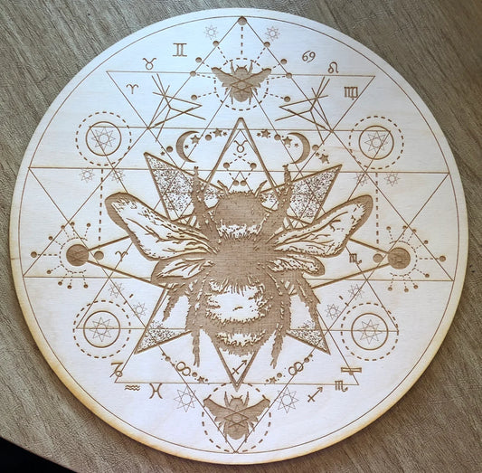 ~Honey Bee Crystal Grid~