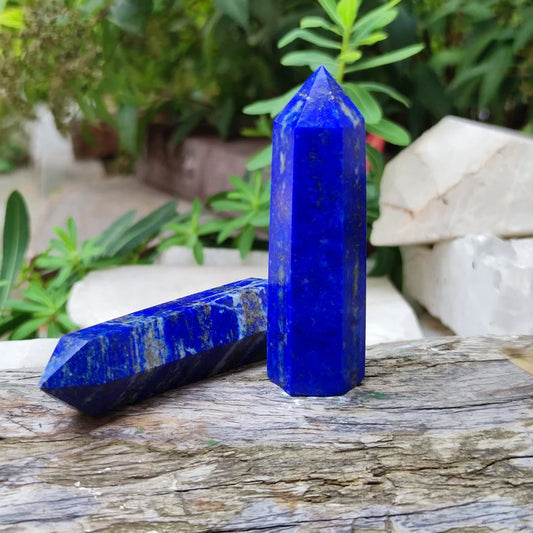 ~ Natural Lapis Lazuli Terminated Point ~