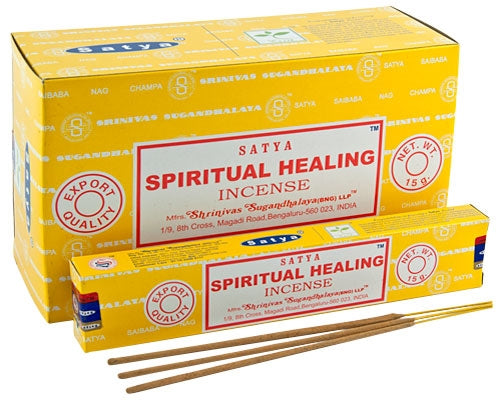 ~ Satya Perfumed Incense Sticks - Spiritual Healing ~