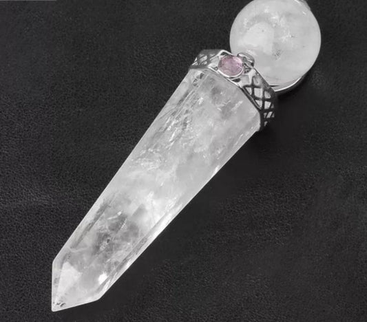 ~ Clear Quartz Chakra Healing Wand ~