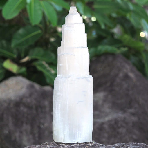 ~ Selenite Tower Lamp ~