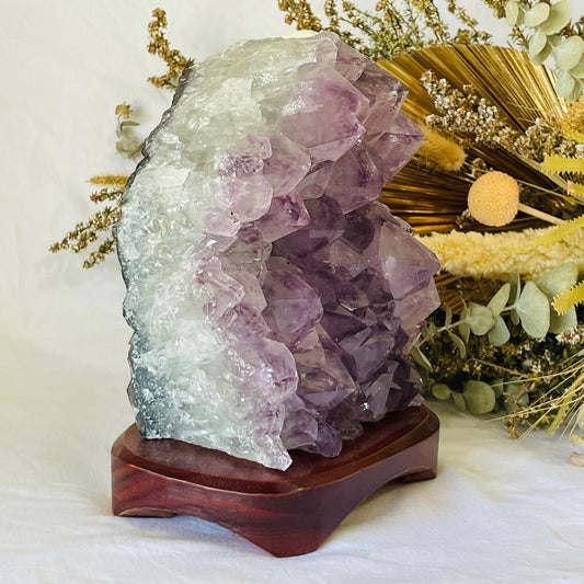 ~ Natural Amethyst Lamp ~