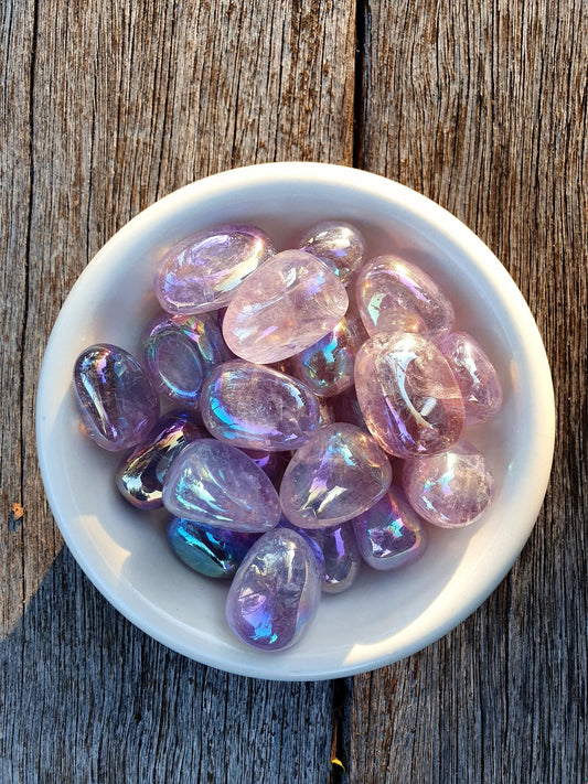 ~ Angel Aura Amethyst Tumbles ~