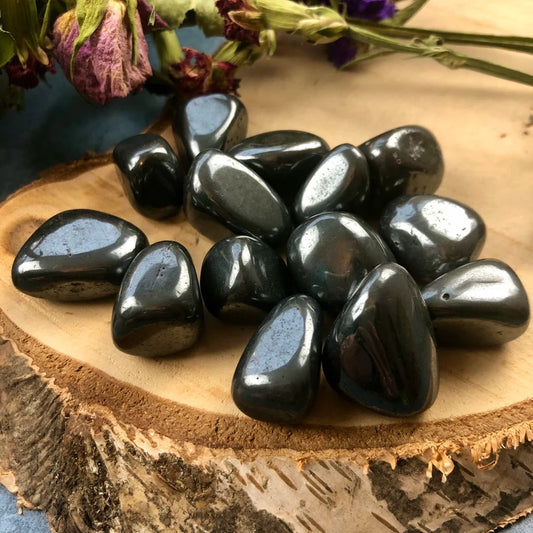 ~Hematite Tumbled Gemstone - STRENGTH~