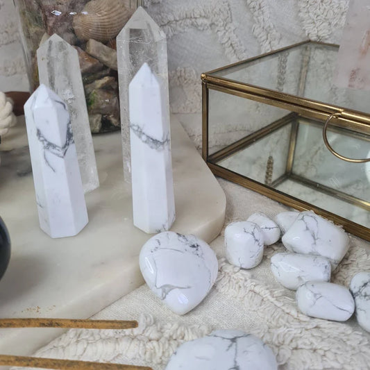 ~ Howlite Terminated Point ~