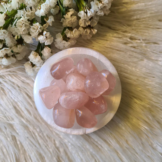 ~Rose Quartz Tumbled Gemstone - LOVE~