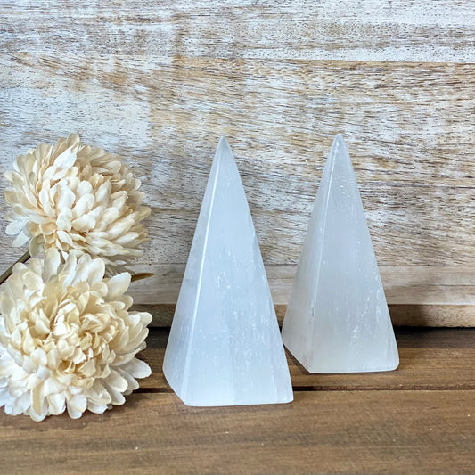 ~ Selenite Pyramid ~